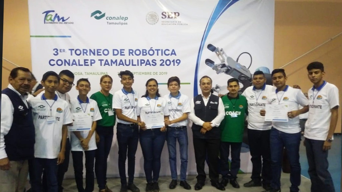 Tampico y Río Bravo se llevan “Tercer Torneo de Robótica” CONALEP Tamaulipas