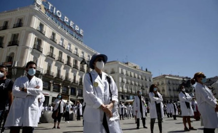 Registra Madrid su primer día sin muertos por COVID-19