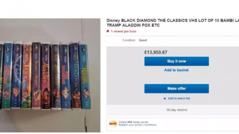 VHS de Disney se ofrecen en ¡más de 300 mil pesos!