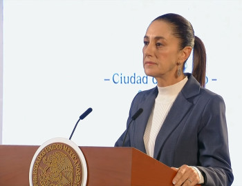 Sheinbaum dedica su primera conferencia al 68;'fue algo que vivimos personalmente'