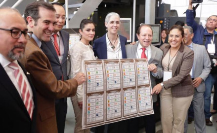 Inicia impresión de boletas para elecciones presidenciales