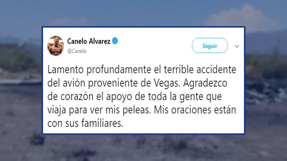 Lamento profundamente el terrible accidente: ‘Canelo’ Álvarez 