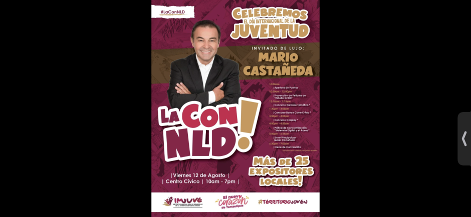 IMJUVE prepara convención para el disfrute de jóvenes neolaredenses 