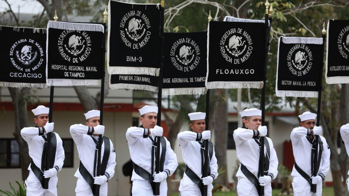 Cambio de mando en la Primera Zona Naval de Madero
