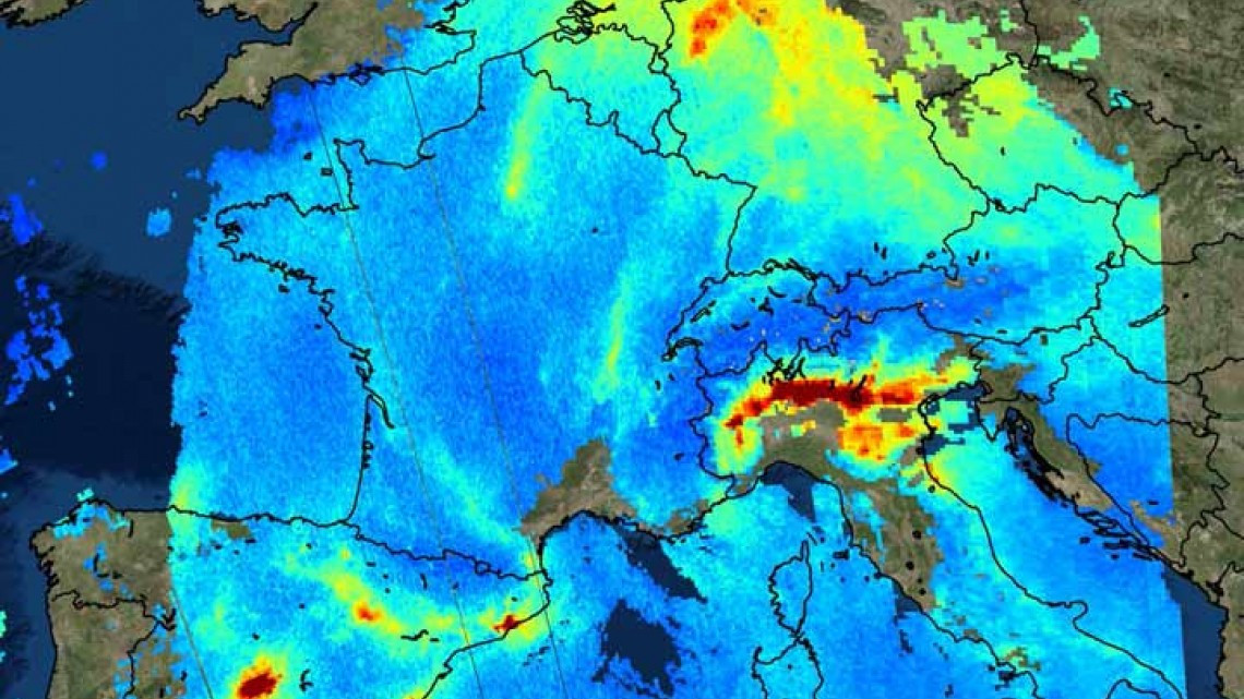 IMÁGENES: La contaminación en la tierra vista desde el espacio