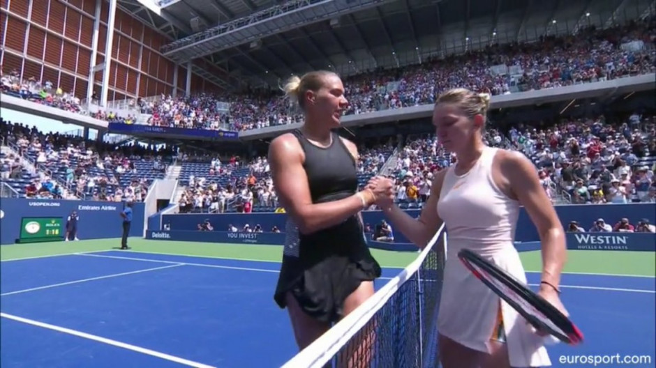 Simona Halep cae en primera ronda del Abierto de Estados Unidos