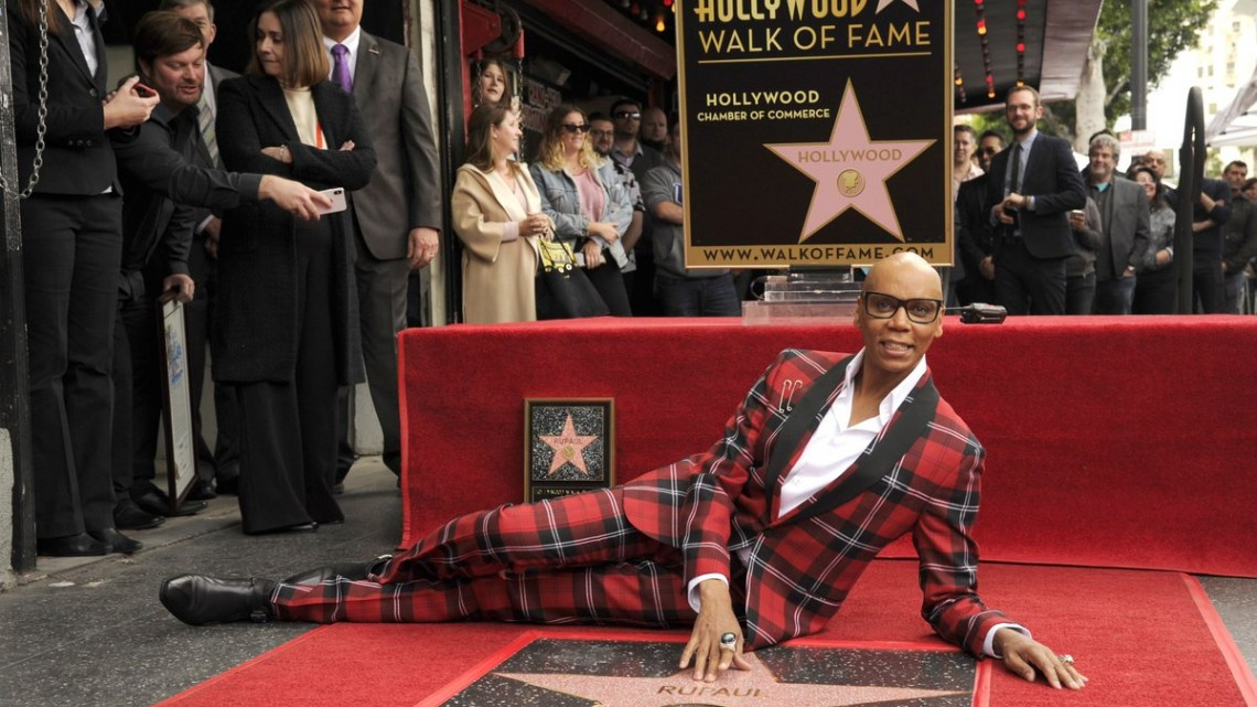 RuPaul ya tiene una estrella en el paseo de la fama