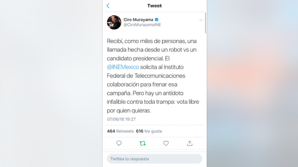 Investigan llamadas contra candidatos