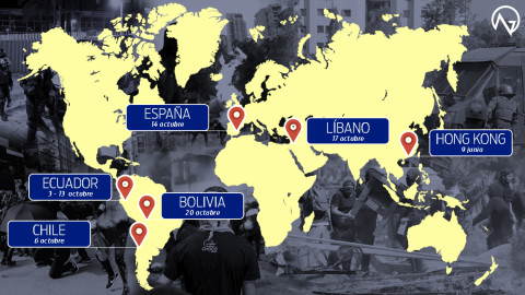 Conoce lo que está pasando en las protestas alrededor del mundo