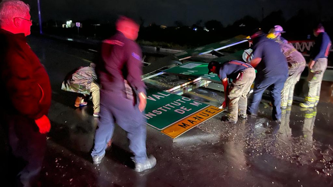Acciones coordinadas y respuesta inmediata tras la fuerte tromba en Matamoros 