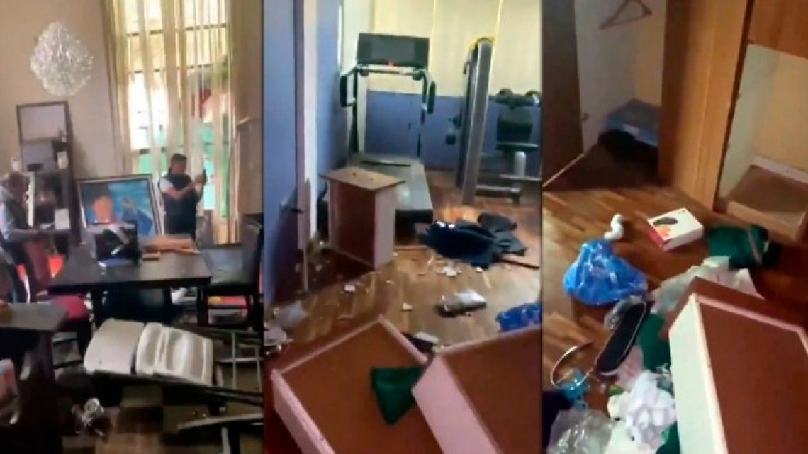 Saquean la casa de Evo Morales en Cochabamba