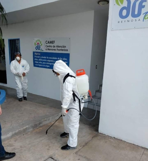 Realiza DIF Reynosa limpieza en CAMEF