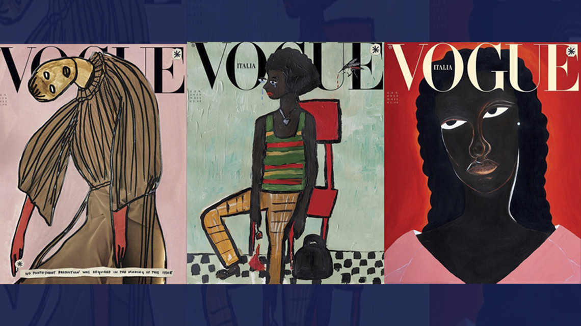  Vogue Italia lanza edición especial con portadas ilustradas