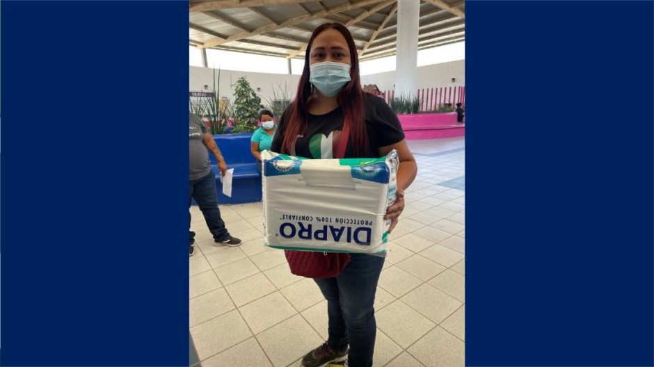 DIF Reynosa con donación permanente de pañales para adulto