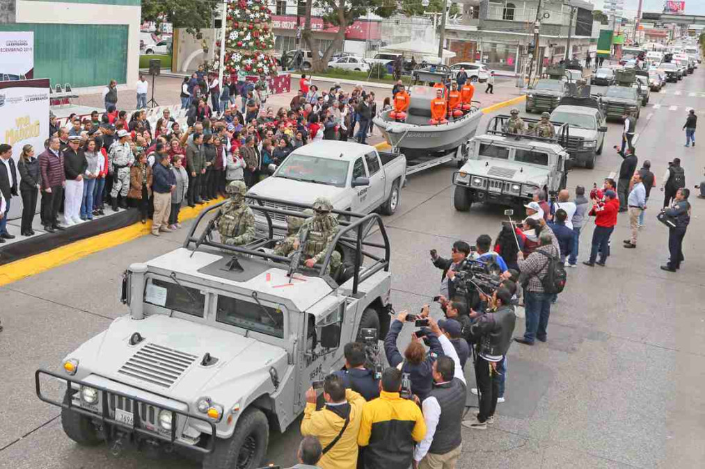 Adrián Oseguera da banderazo al “Operativo de Seguridad Decembrino 2019”