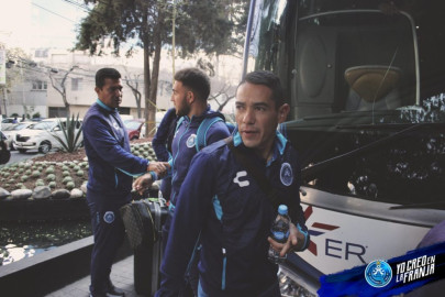 #VIDEO Jugadores del Puebla entran en pánico por sismo