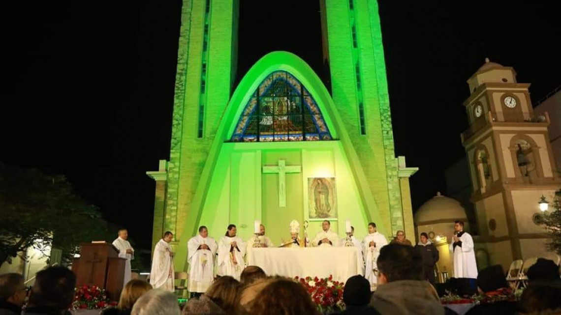 Celebran fiesta guadalupana en Reynosa