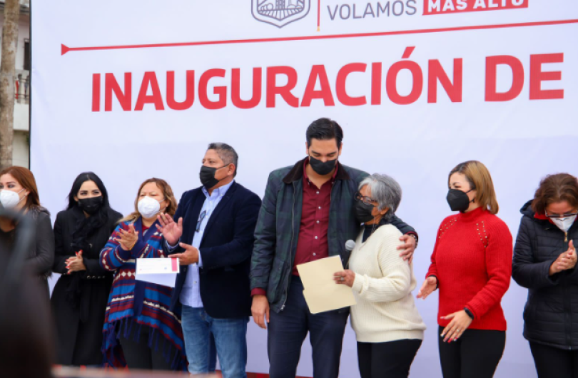 Reconocen ciudadanos transformación de Reynosa con pavimentación hidráulica 