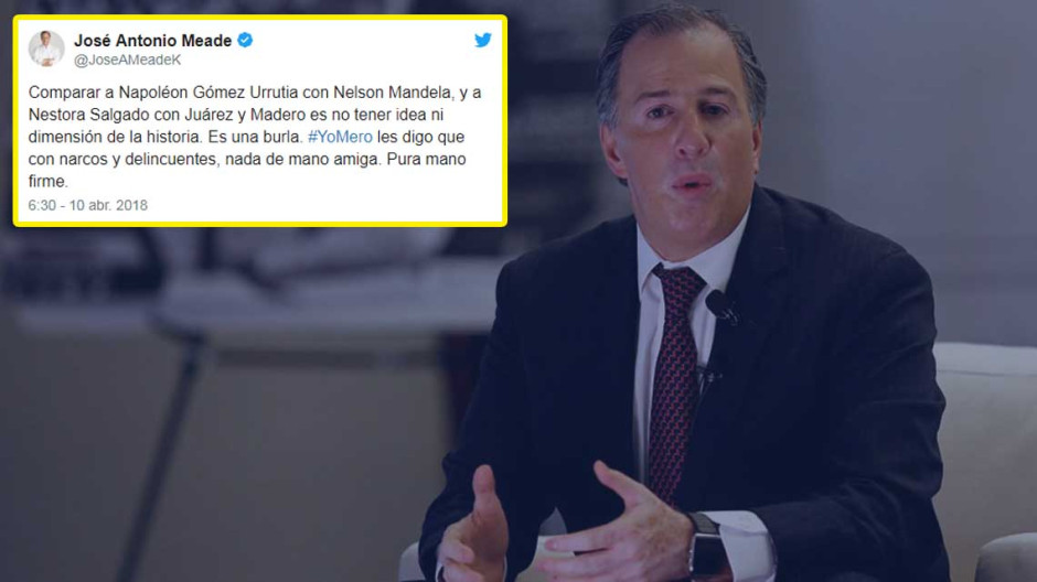 Con narcos y delincuentes, nada de mano amiga: Meade