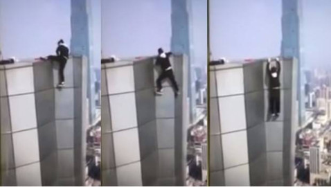 Escalador graba su propia muerte