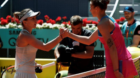 Simona Halep fue eliminada del Mutua Madrid Open