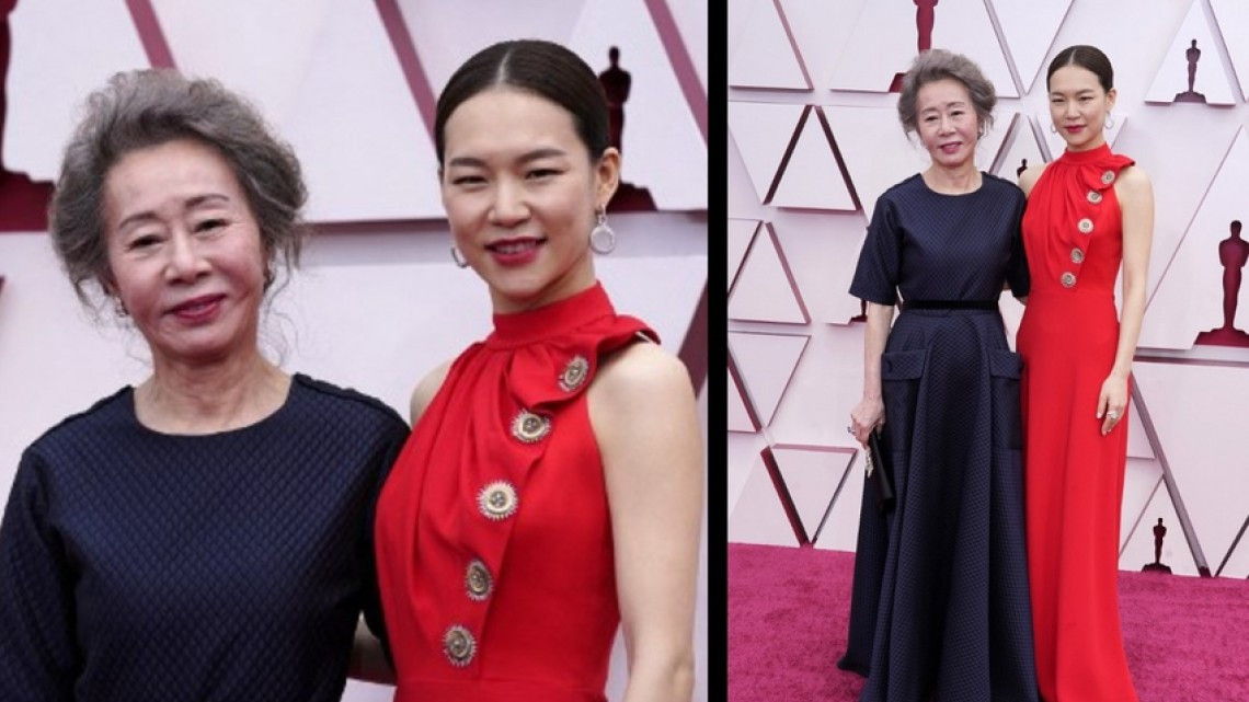 Así lucen las estrellas en la alfombra roja de los Premios Oscar 2021