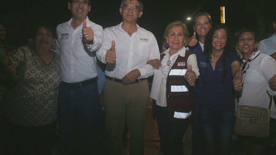 Da inicio campaña de coalición Juntos Haremos Historia en Madero con pega de calcas