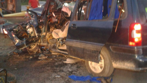 Choque e incendio, movilizan cuerpos de emergencia en Altamira