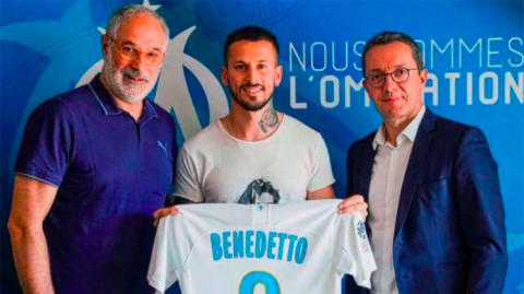Olympique de Marsella  anuncia llegada de  Dario Benedetto