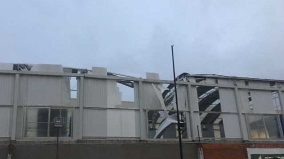 Registran tornado en Puebla