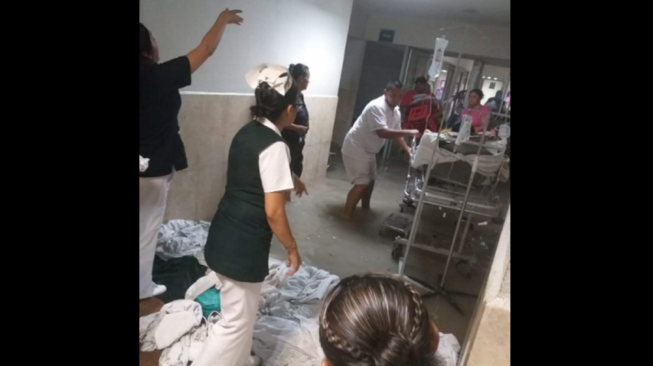 Tromba afecta a IMSS e ISSSTE en Reynosa