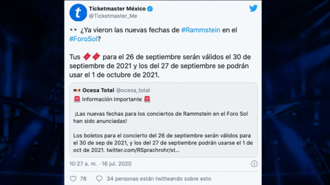  Rammstein anuncia nuevas fechas de su gira en CDMX