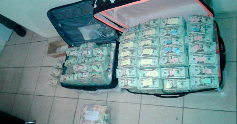 Aseguran dinero y máquinas para contarlo en Nuevo Laredo