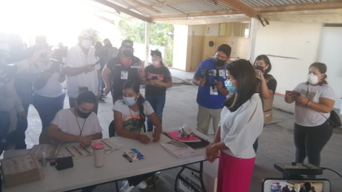 Hay mucha participación de la gente en las casillas: Ivett Bermea