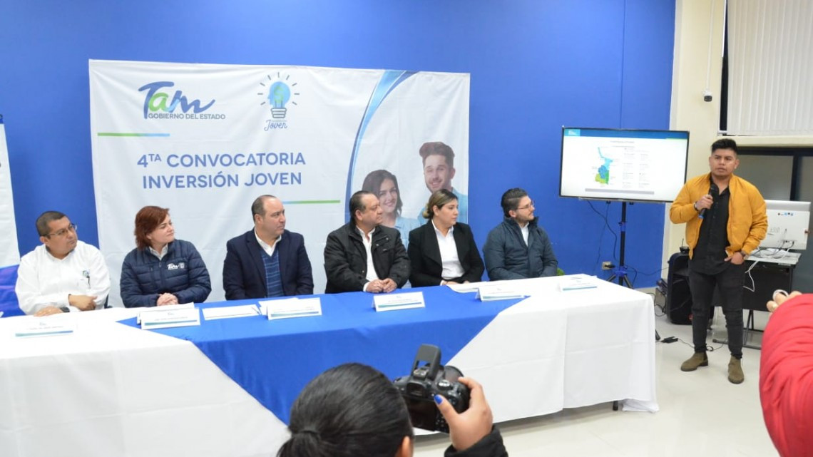 Lanzan convocatoria de “Inversión Joven” en Tamaulipas