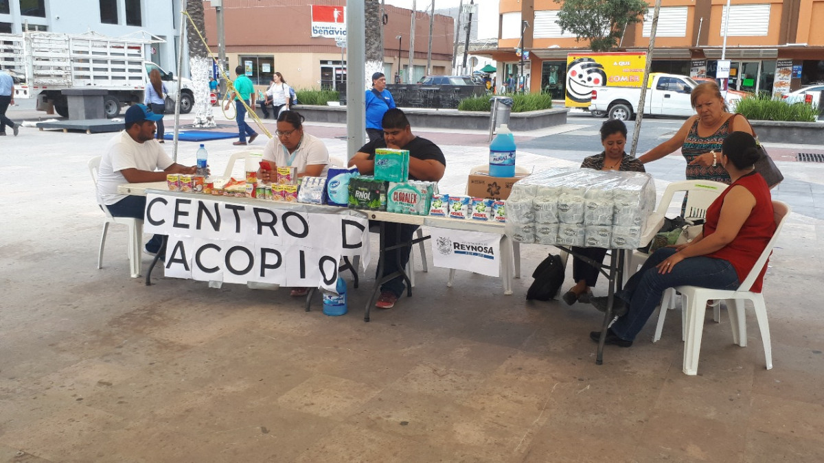 Instala municipio centros de acopio de víveres