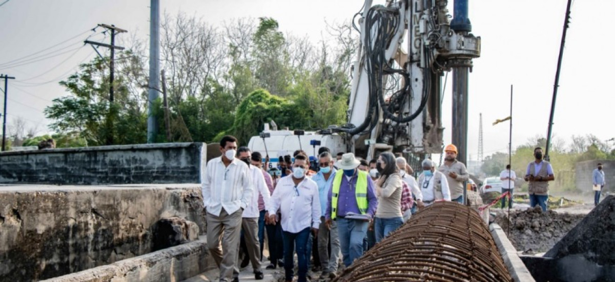 Construyen en Matamoros nuevo puente elevado que conectará la calle Galeana con la 1º. de Mayo