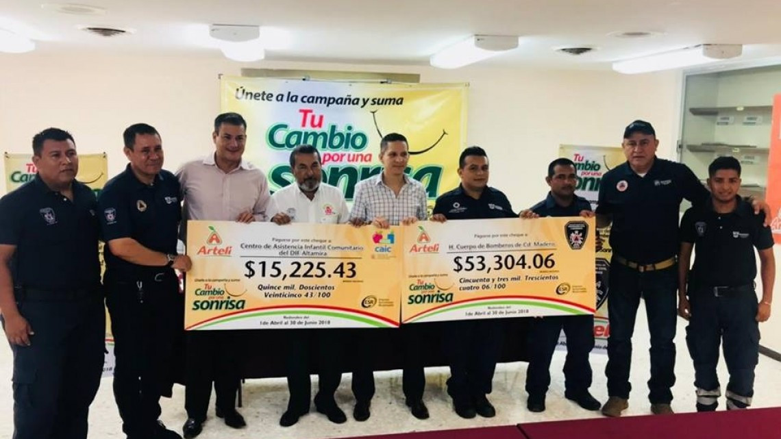 PC Madero reconoce a las tiendas Arteli por su apoyo