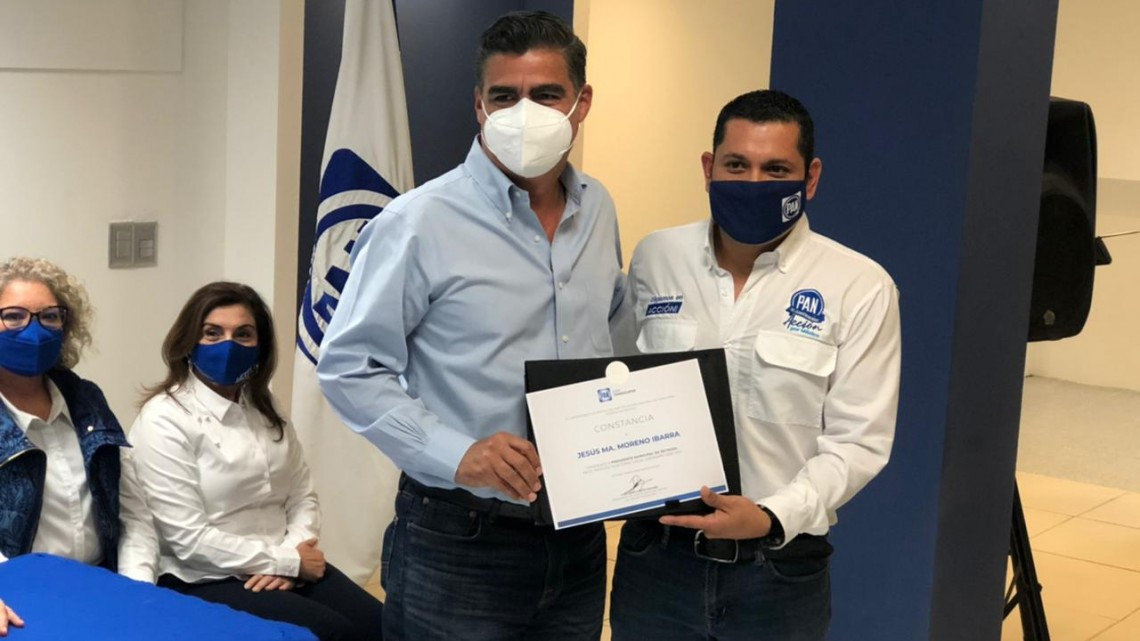 Entrega PAN constancia a candidatos para elecciones 2021