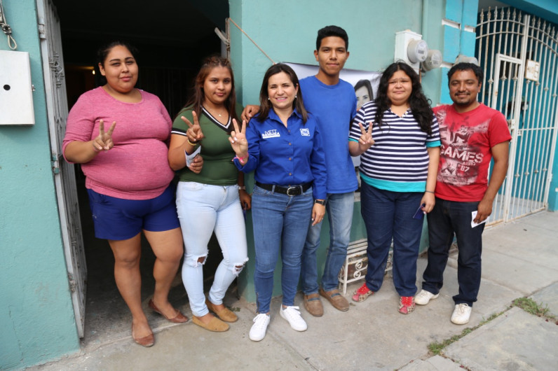 Ivett Bermea continúa recorriendo el distrito 12 con apoyo de los ciudadanos