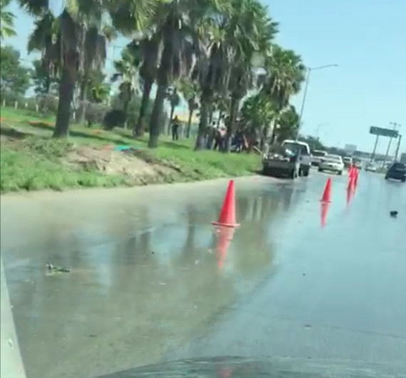 Repara COMAPA fuga provocada por compañía