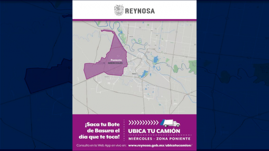 Martes de recolección de basura en colonias del Sector Sur