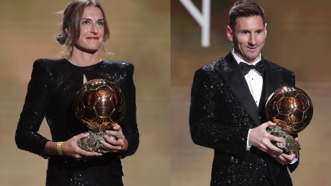 Lionel Messi y Alexia Putellas se llevan el Balón de Oro 2021