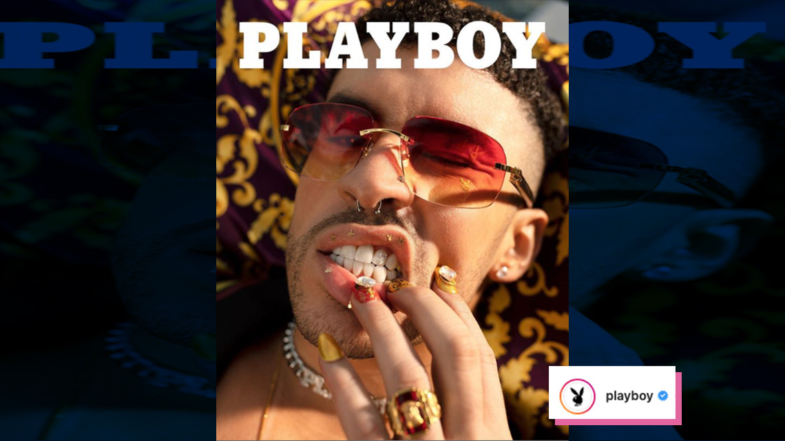 Bad Bunny posa para Playboy