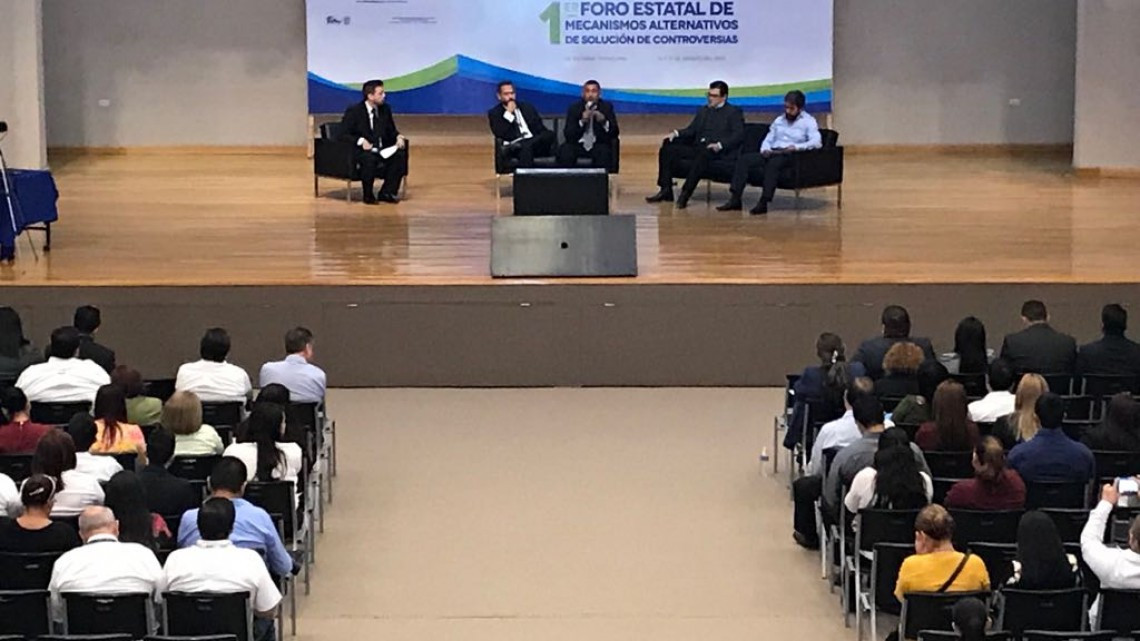 Realizan Foro Estatal de Mecanismos Alternativos de Solución de Controversias