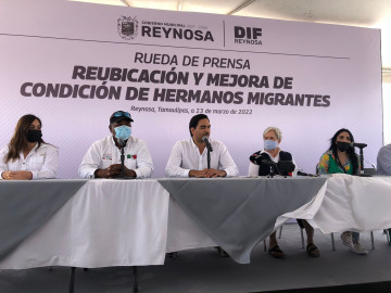 Avanza construcción de albergue para migrantes 
