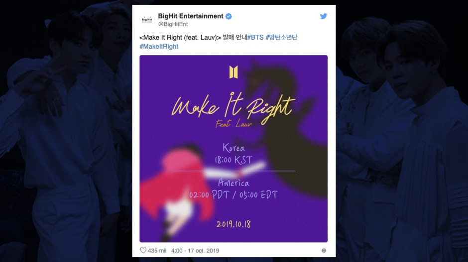 Se confirma colaboración entre BTS y Lauv 