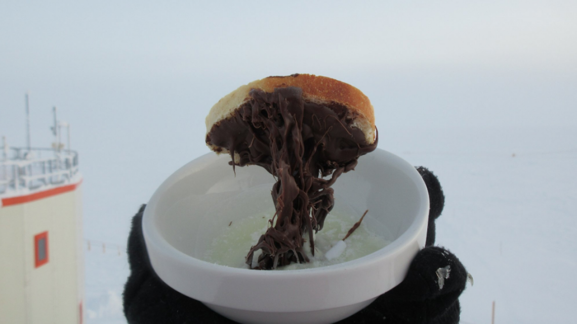 Capturan instantes a 80 grados bajo cero