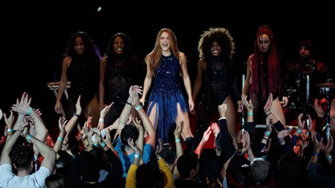 Shakira brilla en la final de la Copa Davis