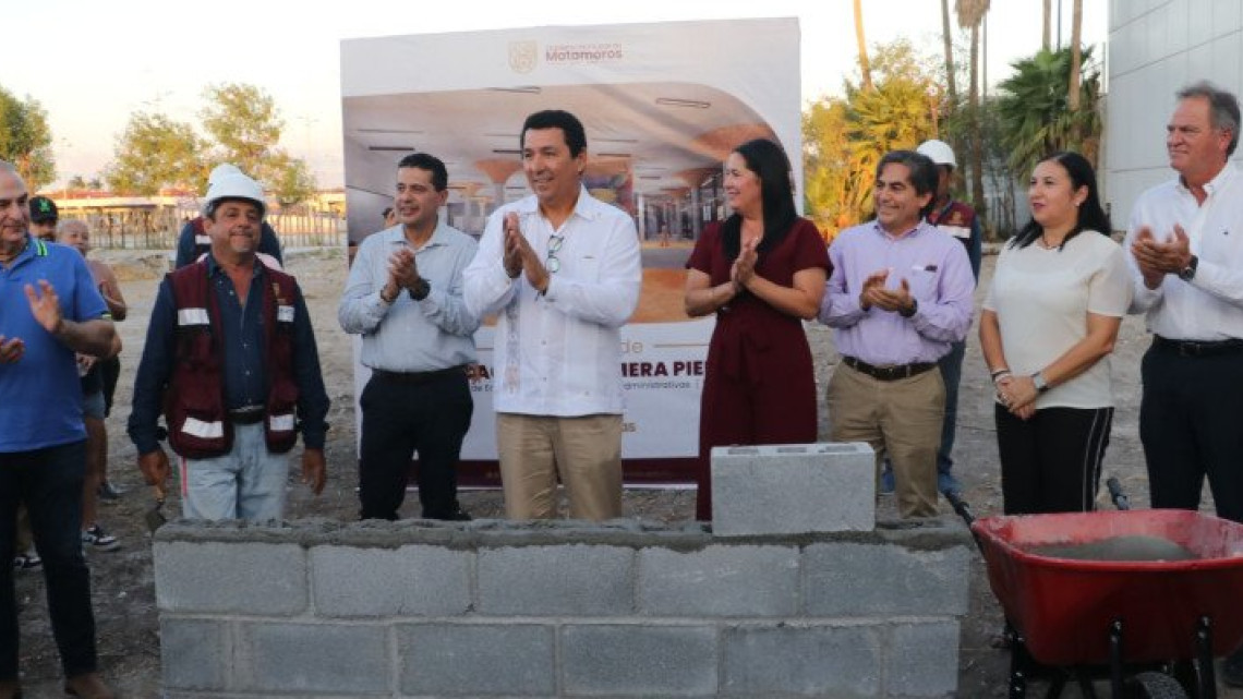 Inicia Alcalde Mario López construcción de nuevo edificio municipal